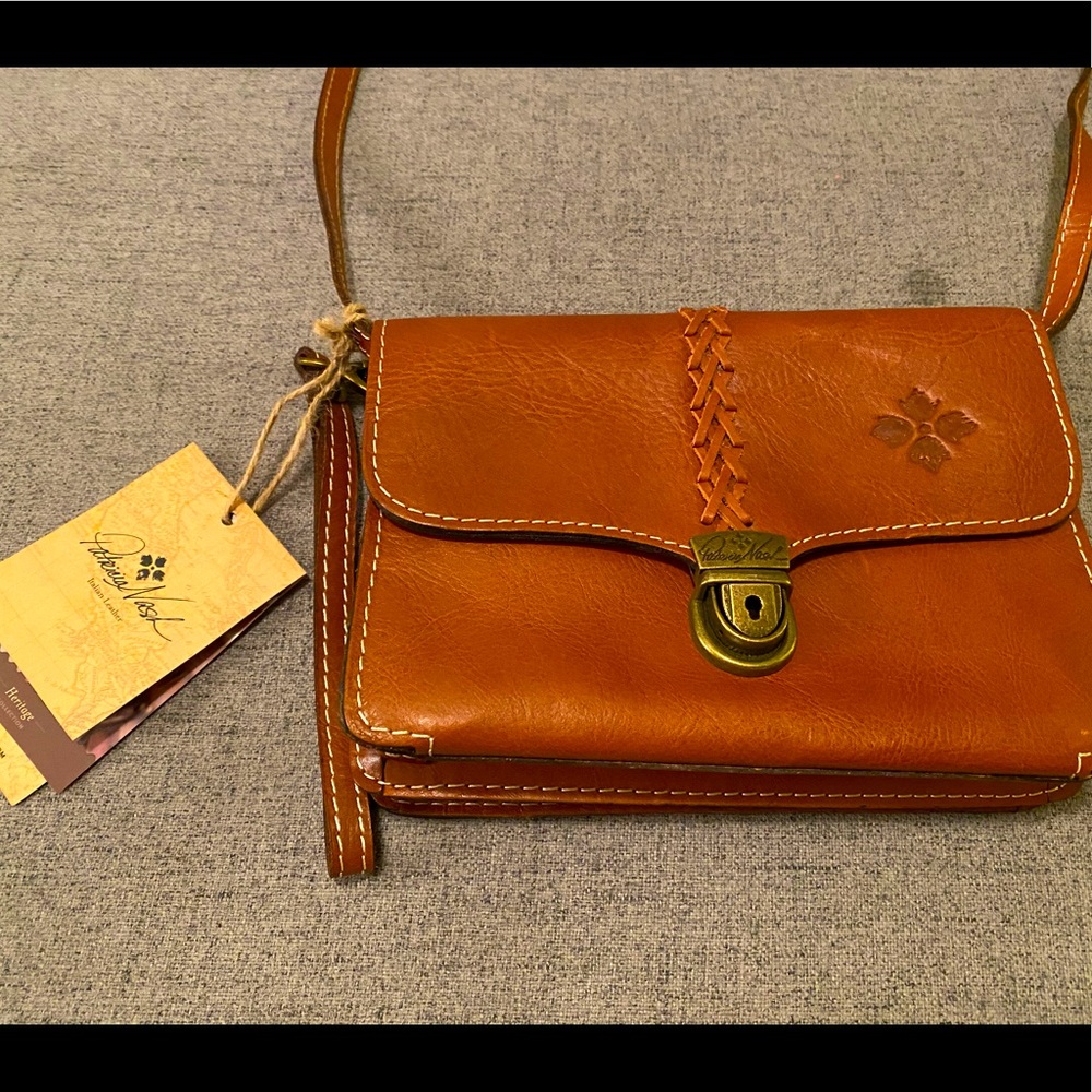 Patricia Nash vegan Italian leather purse